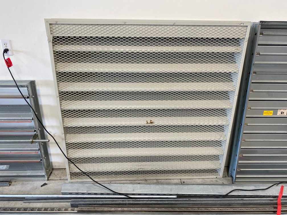 55 1/2" x 54" Louver