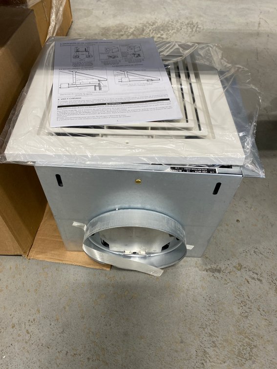 Broan ceiling exhaust fan-new in box