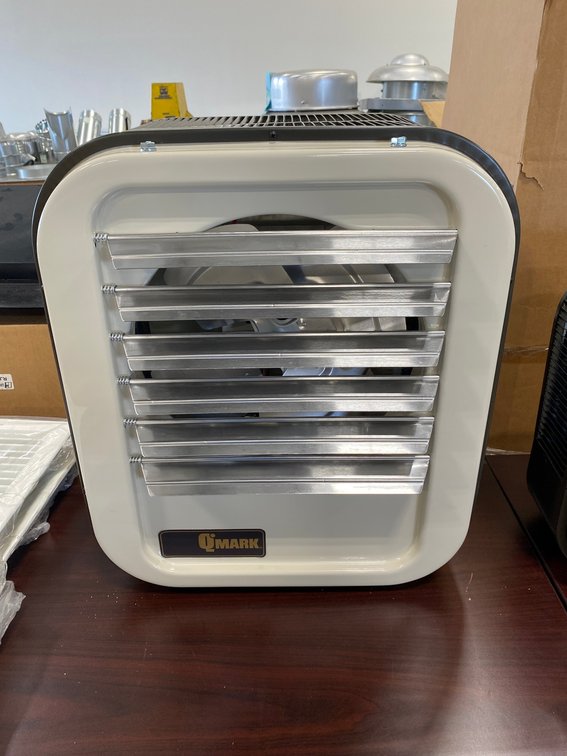 Electric heater-model #MUH154-Qmark, 208 volt, 5,000 watt, 1/3 phase