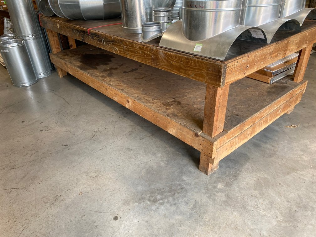 Custom made tool bench 10' x 5'
