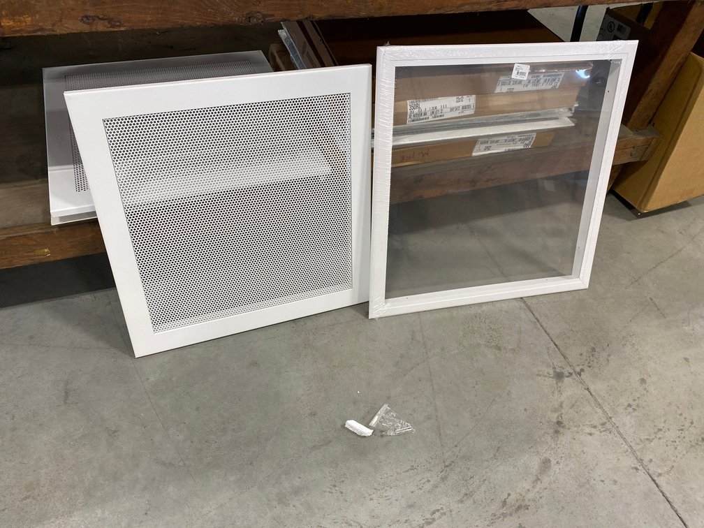 Lay in return vents-24" x 24"