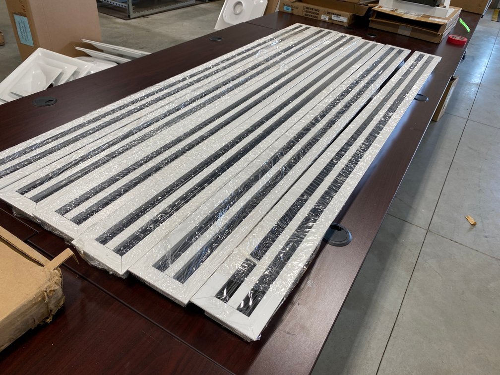 Linear diffusers-73" x 5"