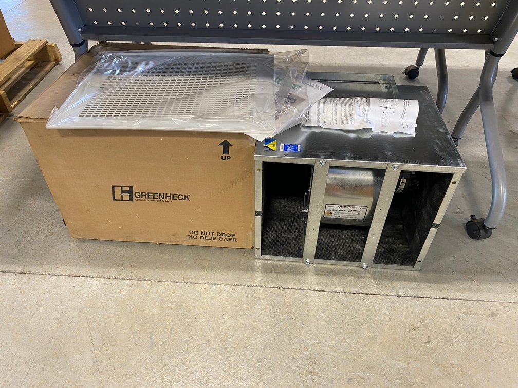 In line exhaust fan