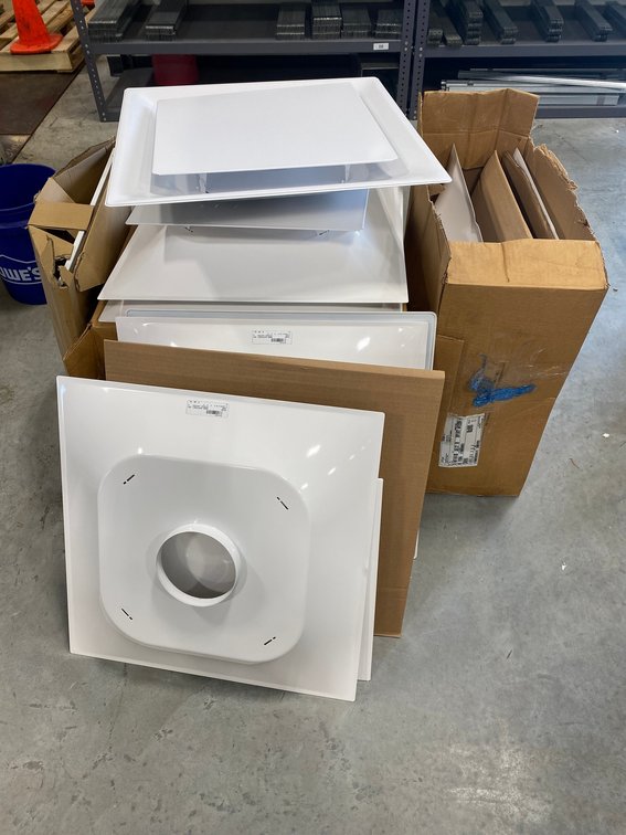 Titus OMNI 24" x 24" Square HVAC Ceiling Diffusers