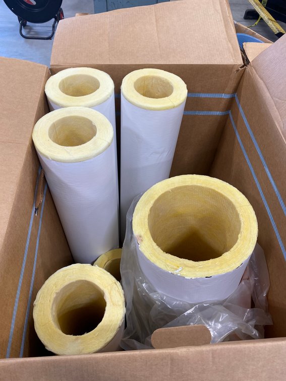 Pipe insulation-assortment of sizes