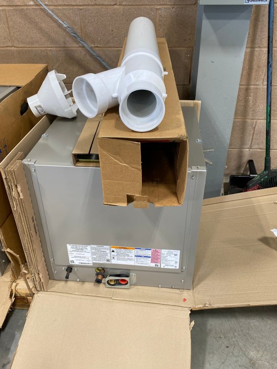 3 1/2 Ton horizontal coil with consenture kit