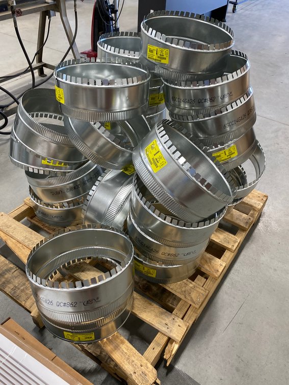 6 Gauge collars-14", 26 gauge