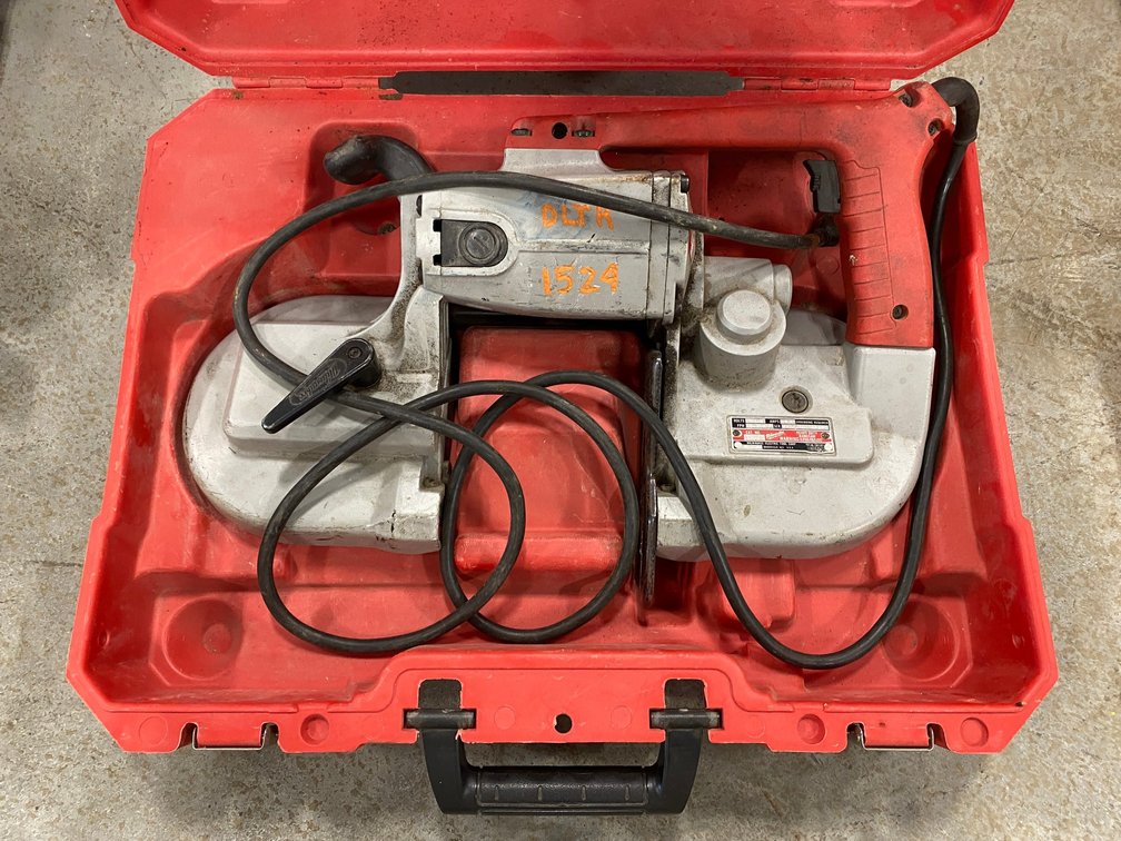 Milwaukee electric band saw