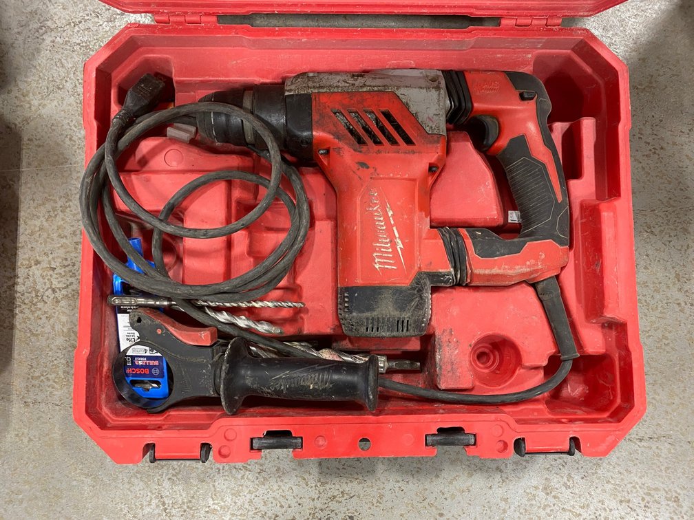 Electric Milwaukee rotary hammer