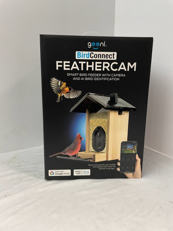 Geeni BirdConnect Feathercam-smart bird feeder with camera and AI bird identification