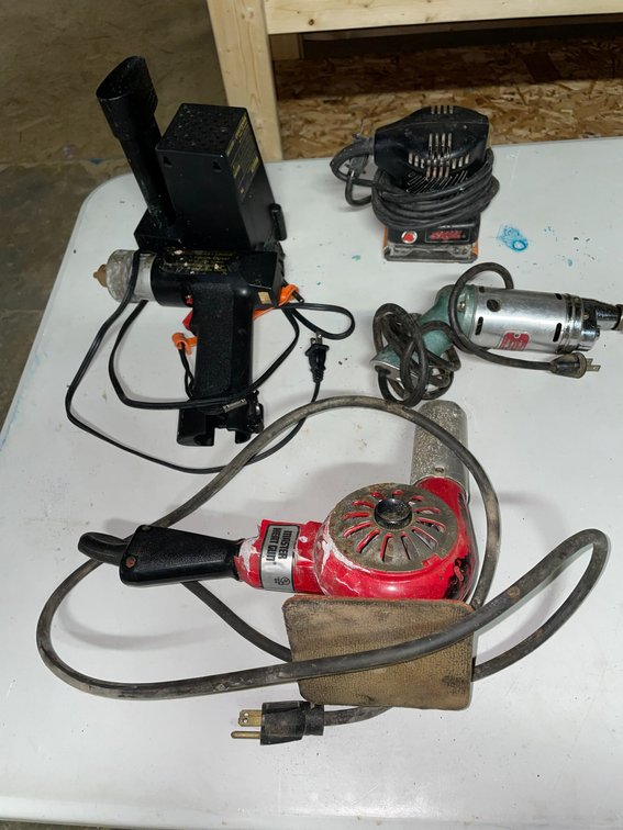 Selection of power tools