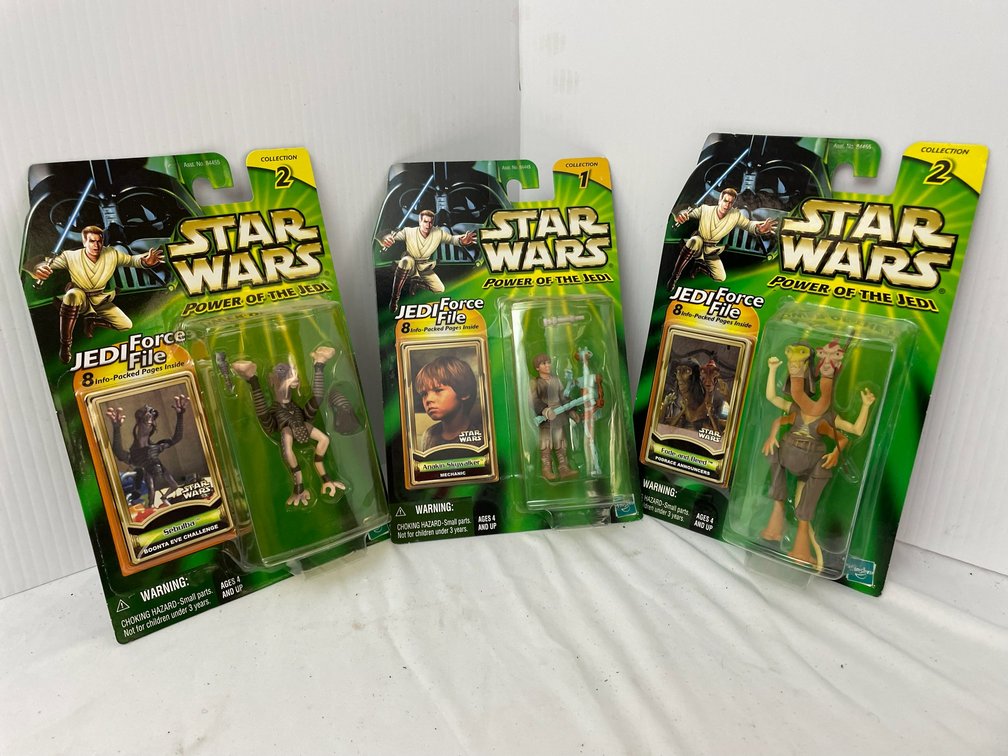 Star Wars action figures-Sebulba, Anakin Skywalker, Fode and Beed