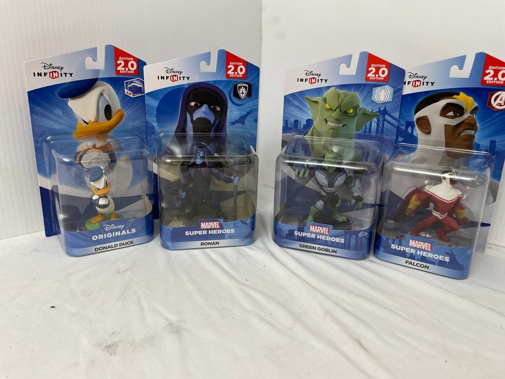 Disney Infinity Marvel Super Heros-Ronan, Falcon, Donald Duck, Green Goblin
