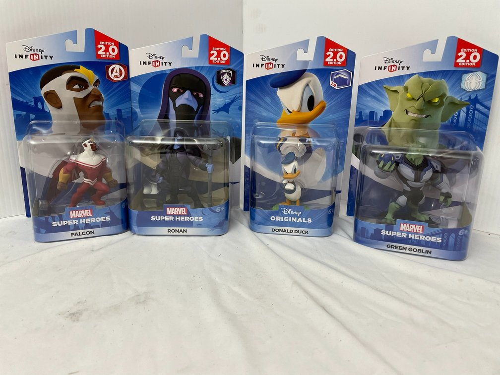 Disney Infinity Marvel Super Heros-Ronan, Falcon, Donald Duck, Green Goblin