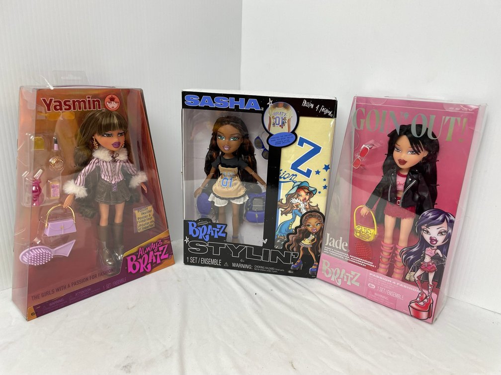 The Bratz Dolls-Jade, Sasha and Jasmin