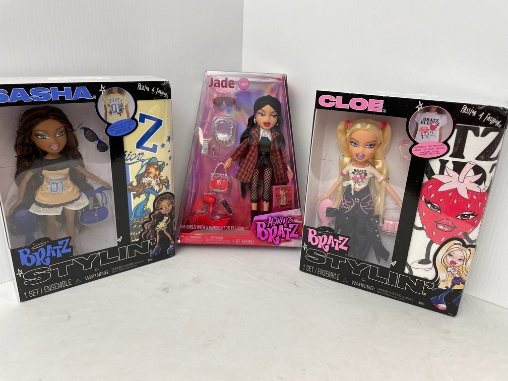The Bratz Dolls-Cloe, Sasha and Jade