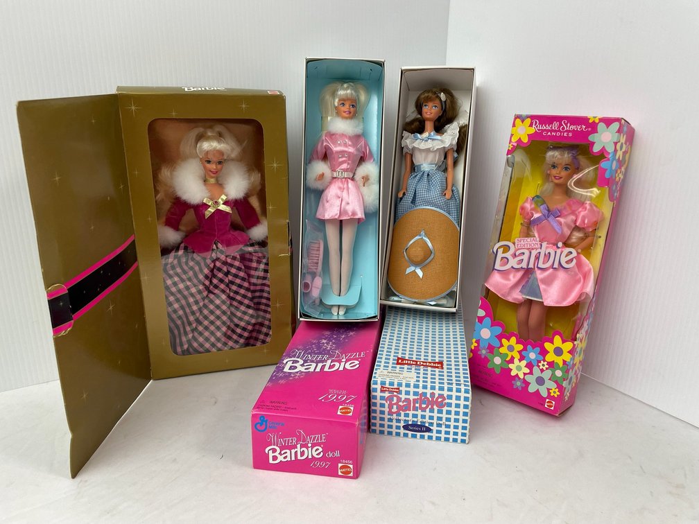 Russell Stover Barbie, Winter Dazzle Barbie, Little Debbie Barbie, Winter Rhapsody Barbie