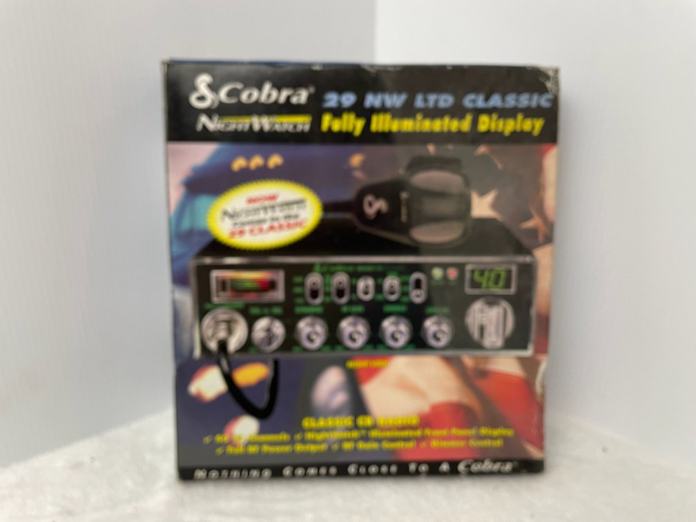 Cobra 29 NW LTD Classic fully illuminated CB radio in box