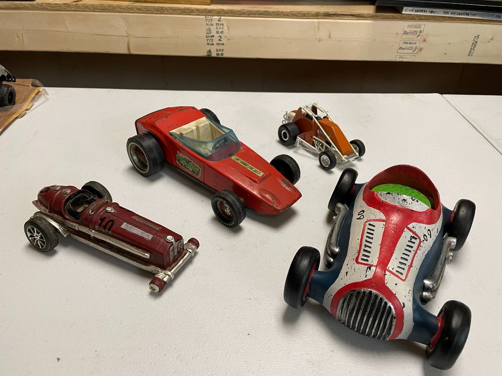 Red toy race car, race car memories car