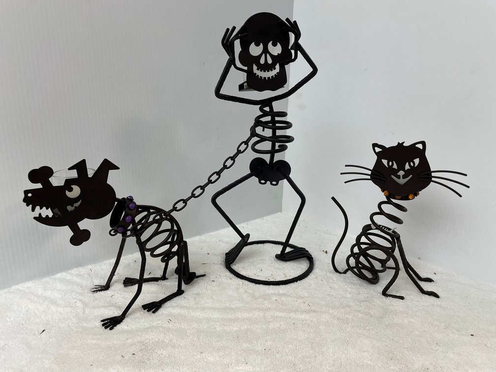 PartyLite Halloween themed candle holders