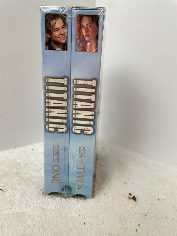 Sealed copy of Titanic on VHS