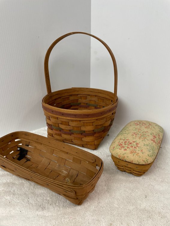 Signed Longaberger baskets