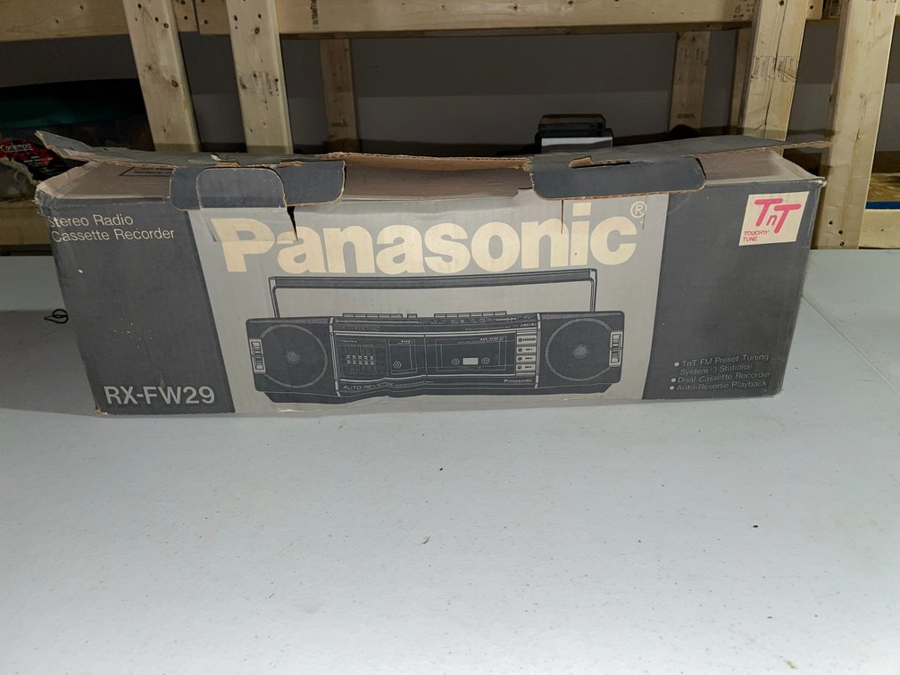 Panasonic stereo radio cassette recorder-RX-FW29