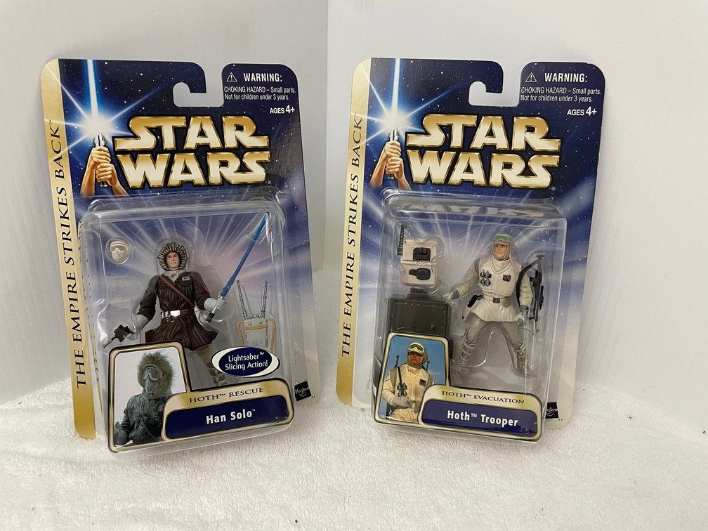 Star Wars Action Figures-Hoth Trooper, Han Solo