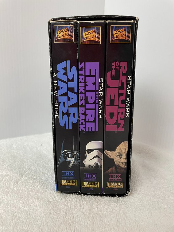 Star Wars Original Trilogy THX VHS Box Set \uFFFd Fox Video/Lucasfilm