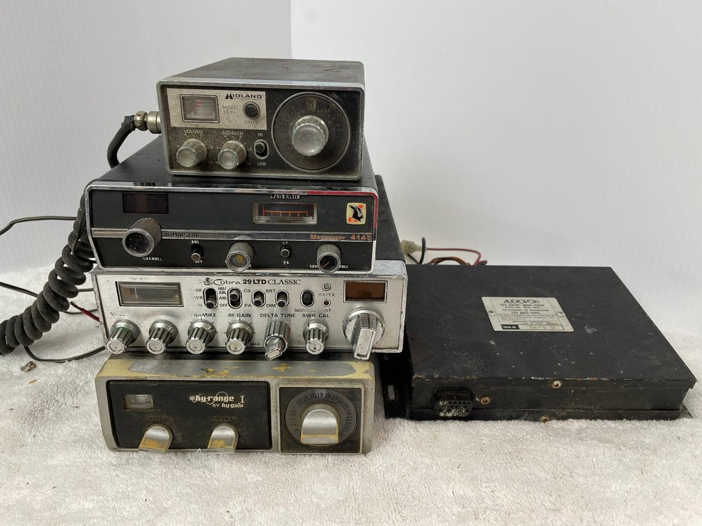 Selection of portable Citizen Band radios