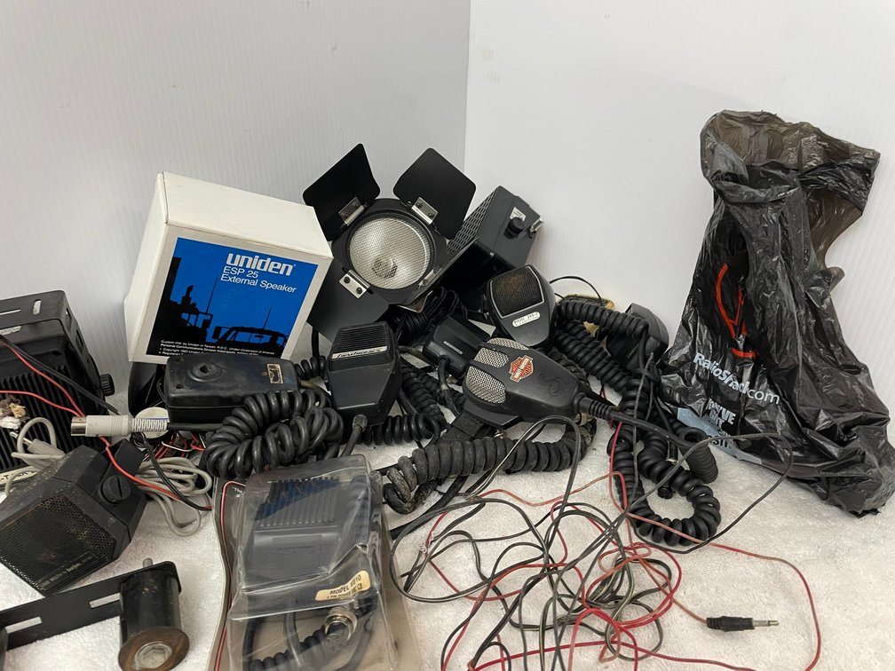 Selection of Citizen Band microphones and speaker