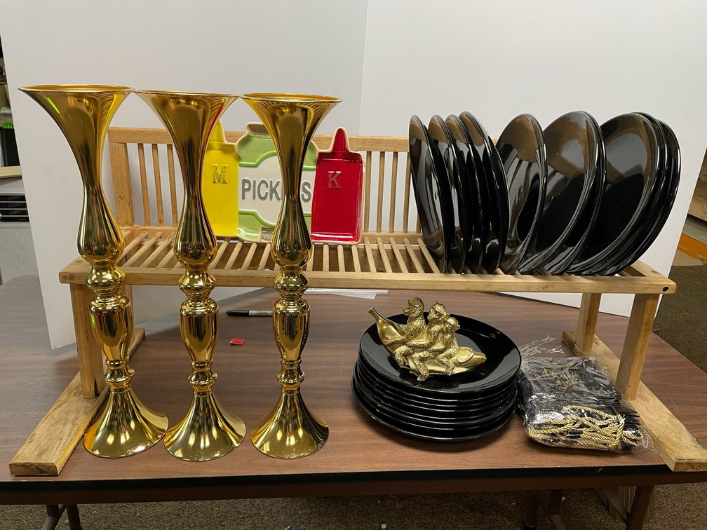 Large section of entertainment items