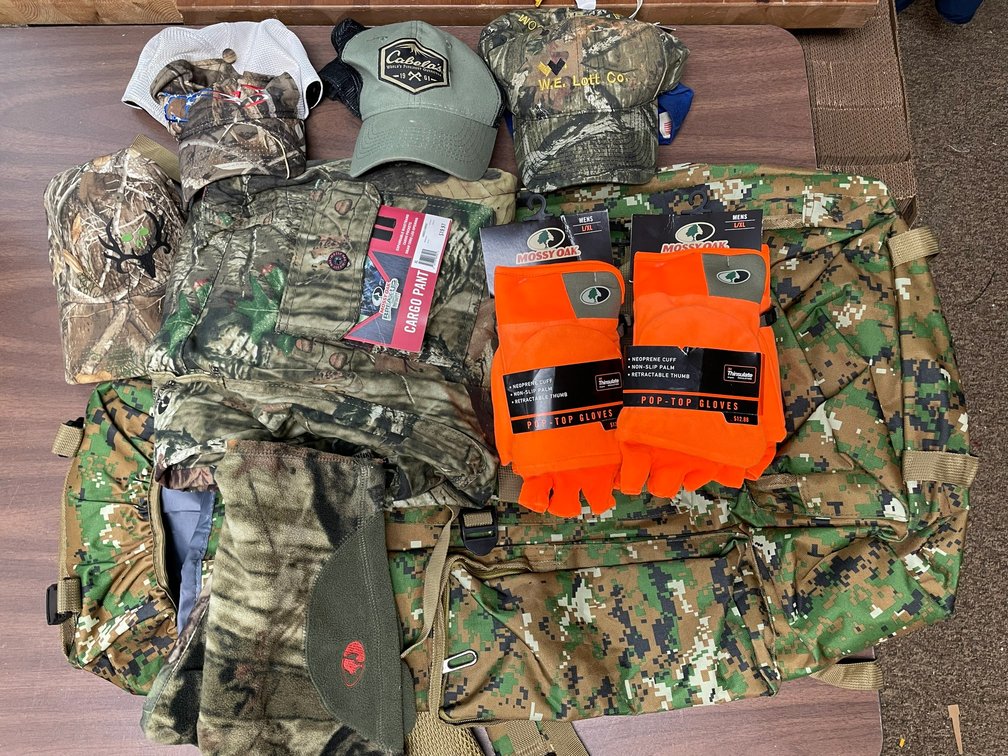Selection of outdoor items