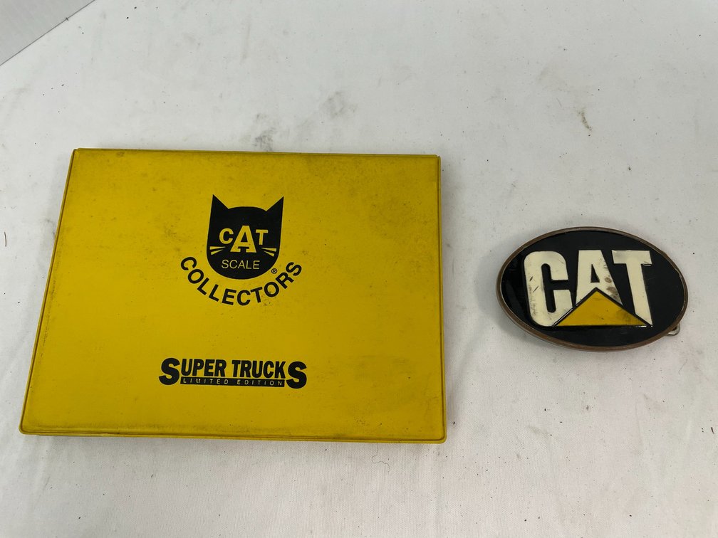 CAT belt buckle, collector's cars for Super Trucks