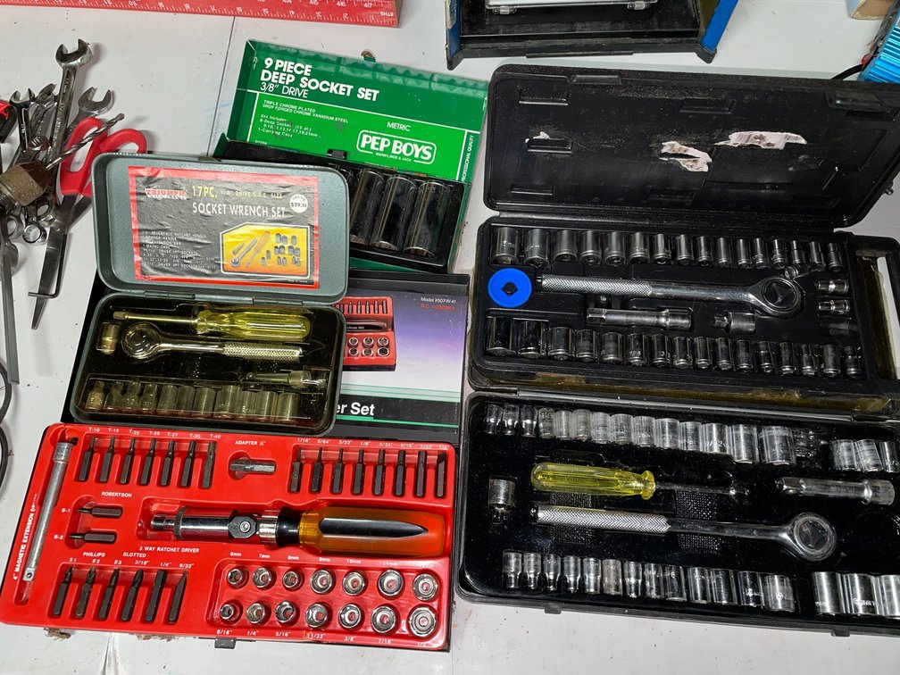 Various socket sets
