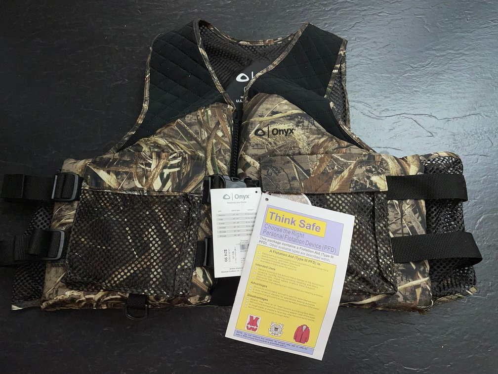 Onyx adult personal floatation device-new with tags