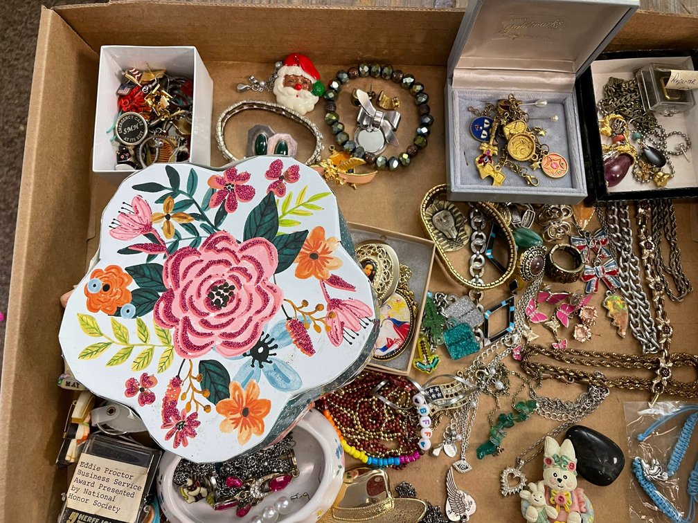 Large selection of costume jewelry