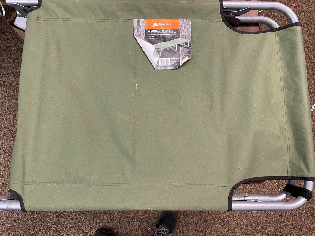 Aluminum camp cot