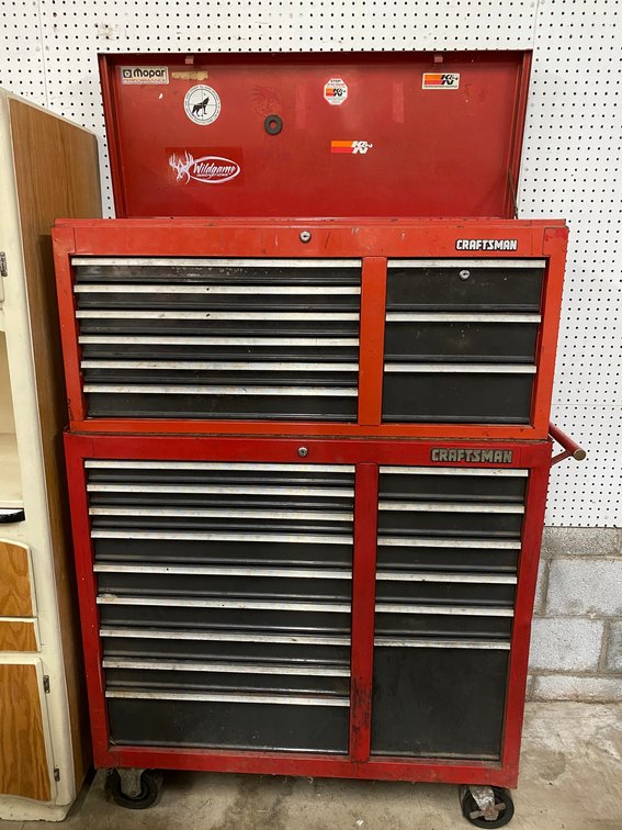 Craftsman Rolling Toolbox- 2 Sections