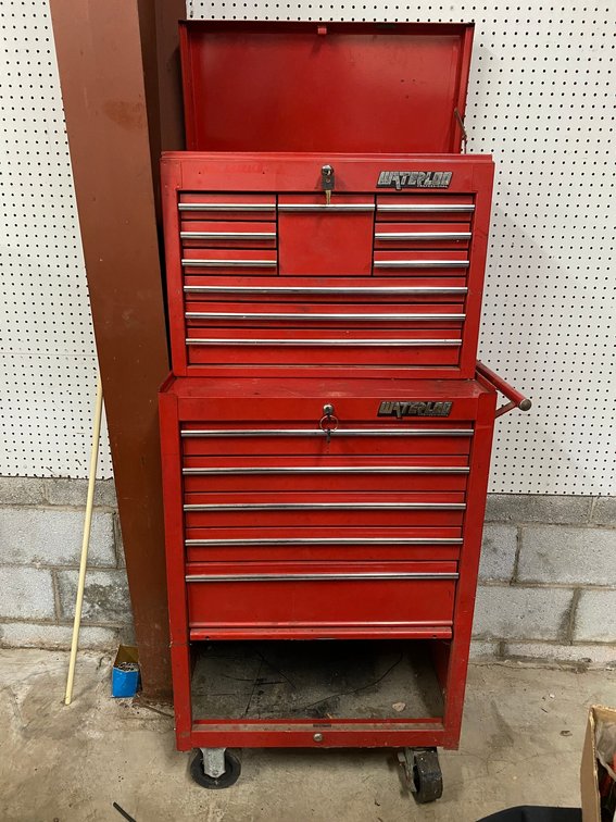 Waterloo Professional Rolling Tool box 2 Sections