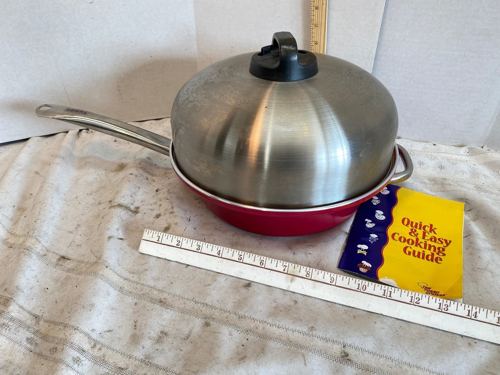 Turbo Induction Cook Ware 4.1 Quart Titanium Reinforced