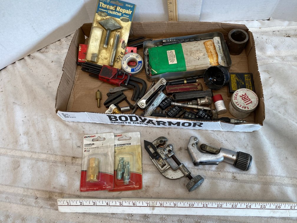 Allen Wrenches, Feeler Gauges, Tubing Cutters, Drill Bits