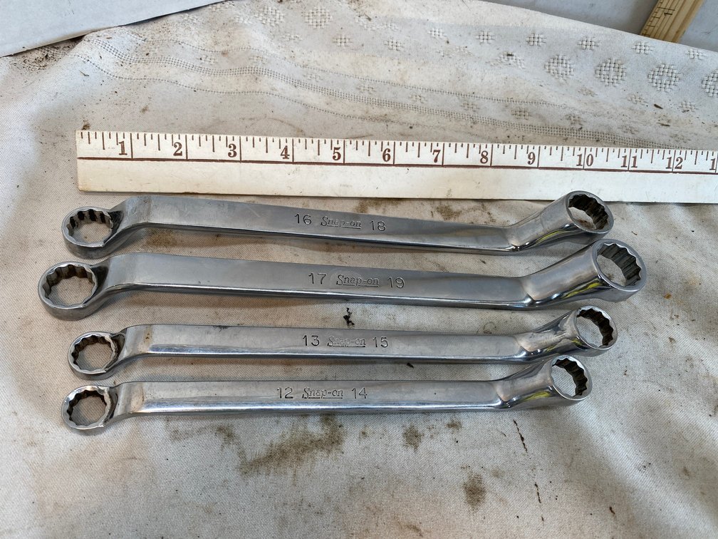 Snap on 12 Point Metric Box End Wrenches