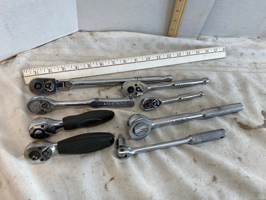 Rachets 3/8 Drive, 1/4 inch Drive, 1/2 Drive