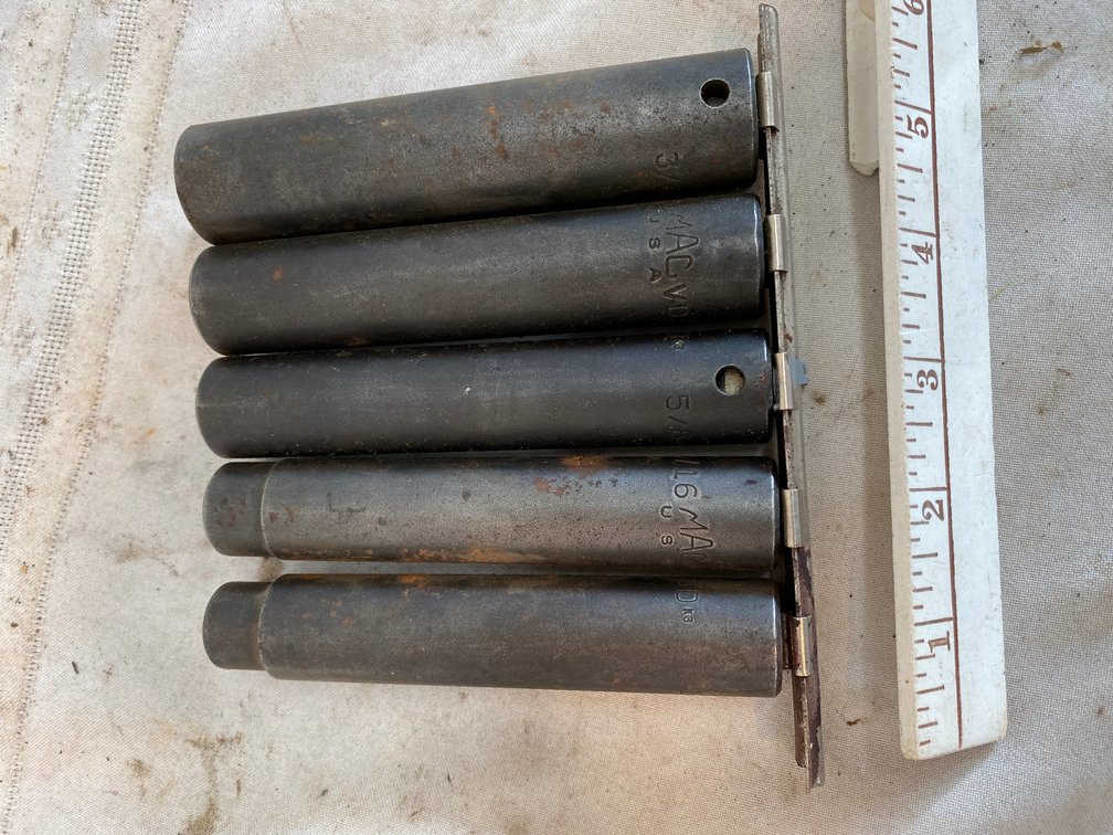 Mac 1/2 Inch Impact Drive deep Well Standard Sockets