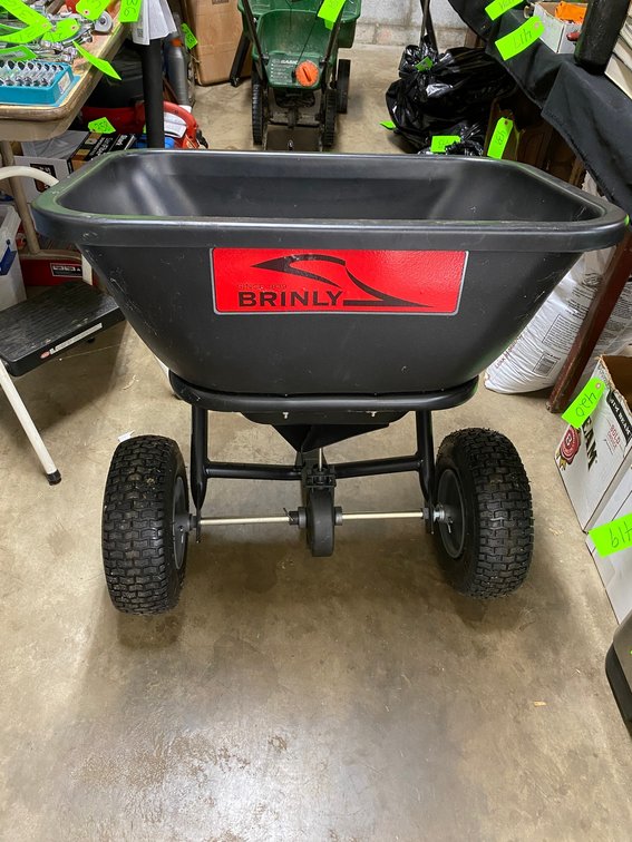 Brinly Tow Behind Spinner Spreader
