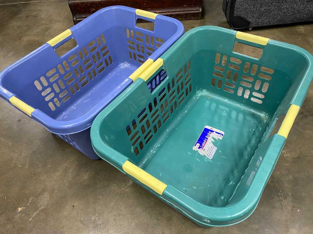 2-Sterilite Laundry Baskets