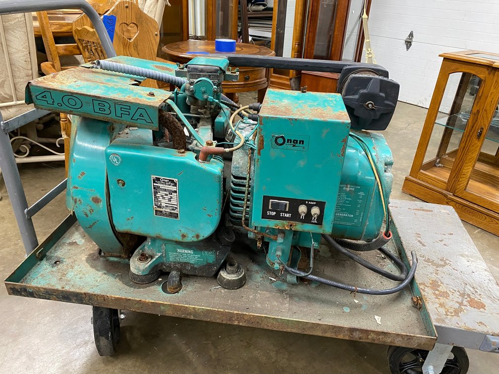 onan generator single phase removed from a motorhome.