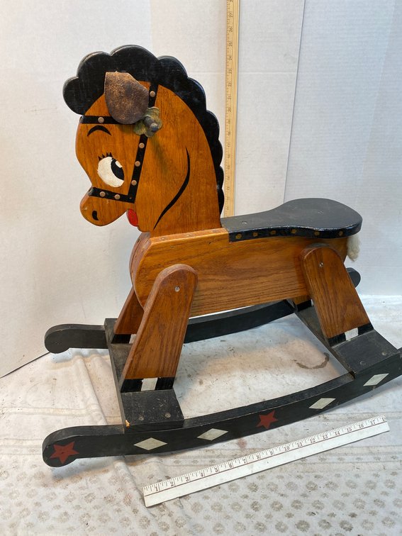 Wooden Child's Rocking Horse
