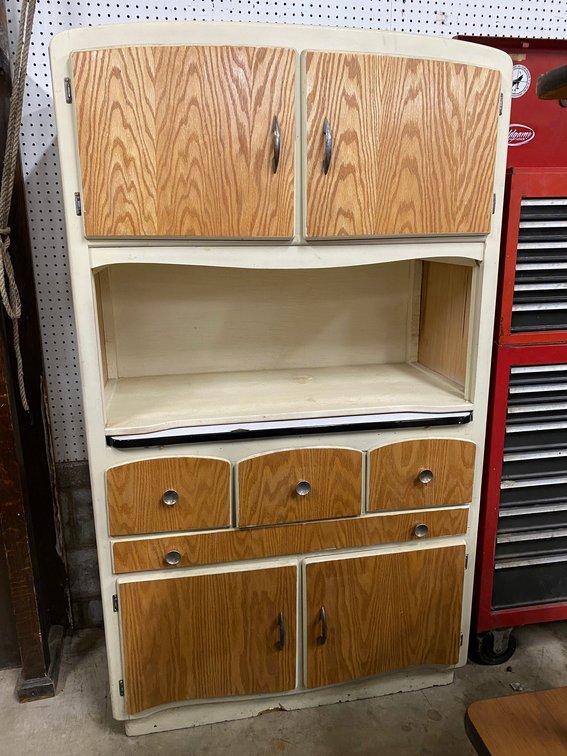 Kitchen Cabinet with Pull out granite Extension